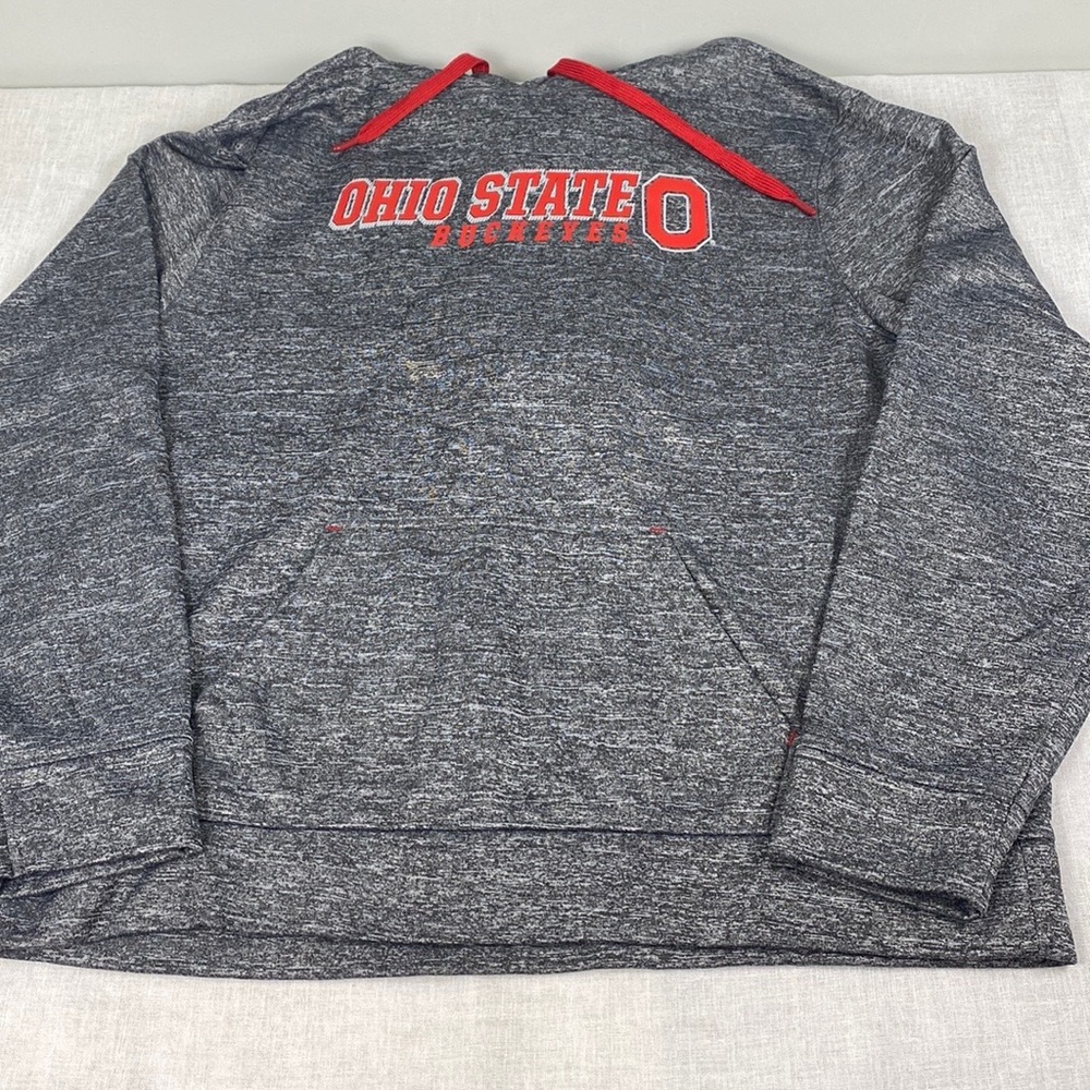 OHIO State Varsity Authentic Apparel Ohio State mens gray-red hoodie size XL